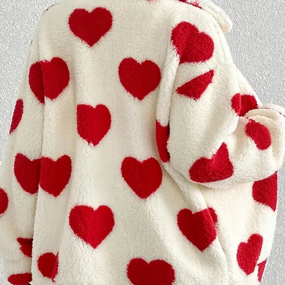 Heart Plush Light Full Zip Jacket - Picture 2 of 3